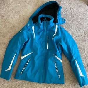Women’s Insulated Blue Descente Ski Jacket Size Medium